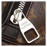 Louis Vuitton Vintage - Macassar Bass MM Bag - Marrone - Borsa in Pelle e Tela Monogramma - Alta Qualità Luxury