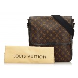 Louis Vuitton Vintage - Macassar Bass MM Bag - Brown - Monogram Canvas and Leather Shoulder Bag - Luxury High Quality