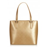 Louis Vuitton Vintage - Monogram Matt Stockton Bag - Gold Brown - Vernis Leather Handbag - Luxury High Quality