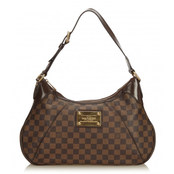 Louis Vuitton Vintage - Damier Ebene Thames GM Bag - Brown - Damier Canvas and Leather Handbag - Luxury High Quality