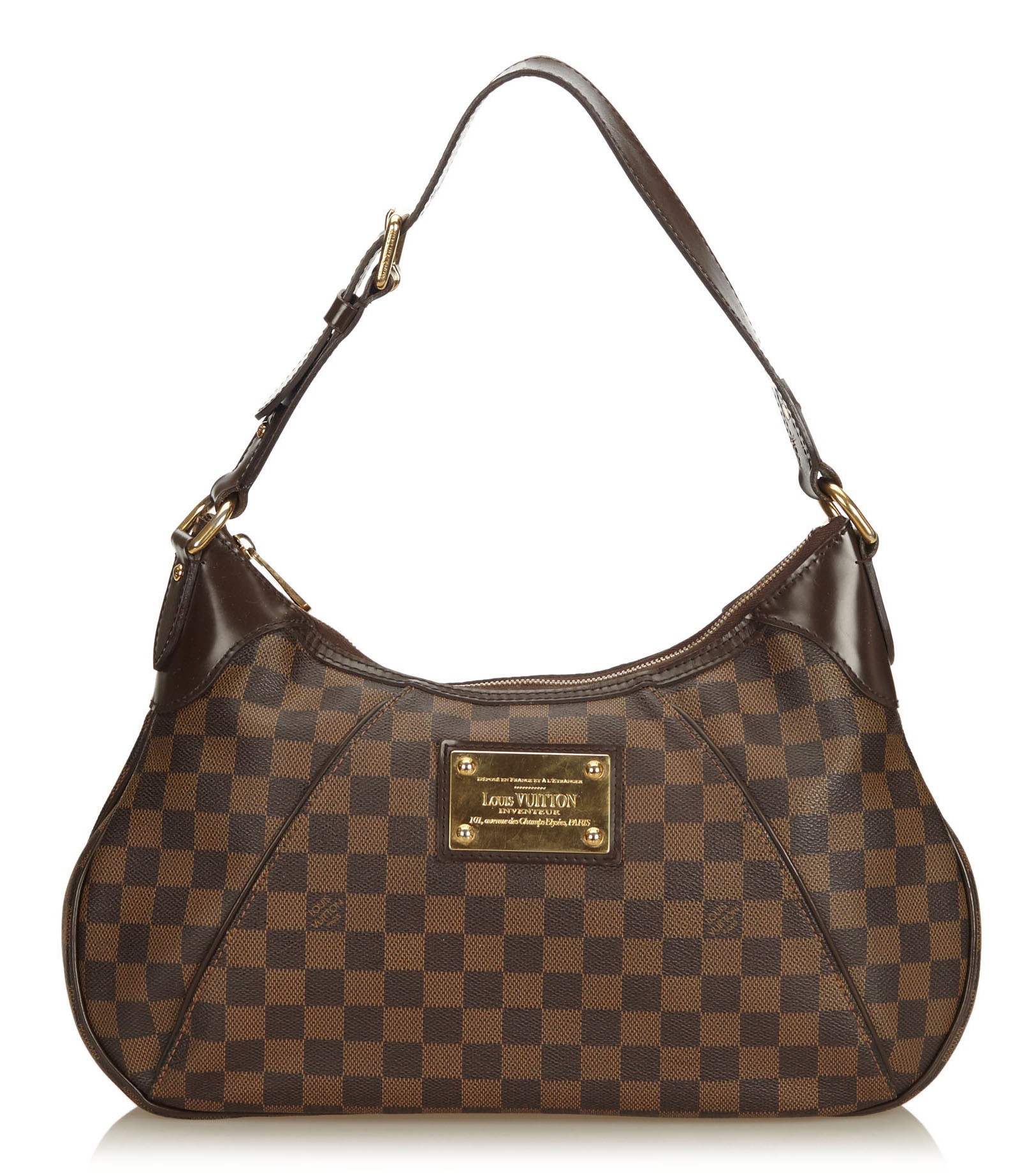 Louis Vuitton Vintage - Damier Ebene Thames GM Bag - Damier Canvas and Leather Handbag - Luxury High Quality - Avvenice