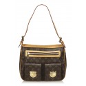 Louis Vuitton Vintage - Monogram Hudson GM Bag - Brown - Monogram Canvas and Leather Handbag - Luxury High Quality