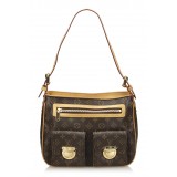 Louis Vuitton Vintage - Monogram Hudson GM Bag - Brown - Monogram Canvas and Leather Handbag - Luxury High Quality