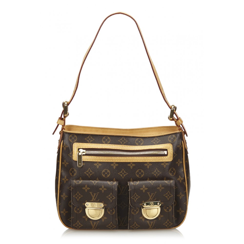 Louis Vuitton Vintage - Fleur de Jais Carrousel Bag - Black Brown -  Monogram Canvas and Leather Handbag - Luxury High Quality - Avvenice
