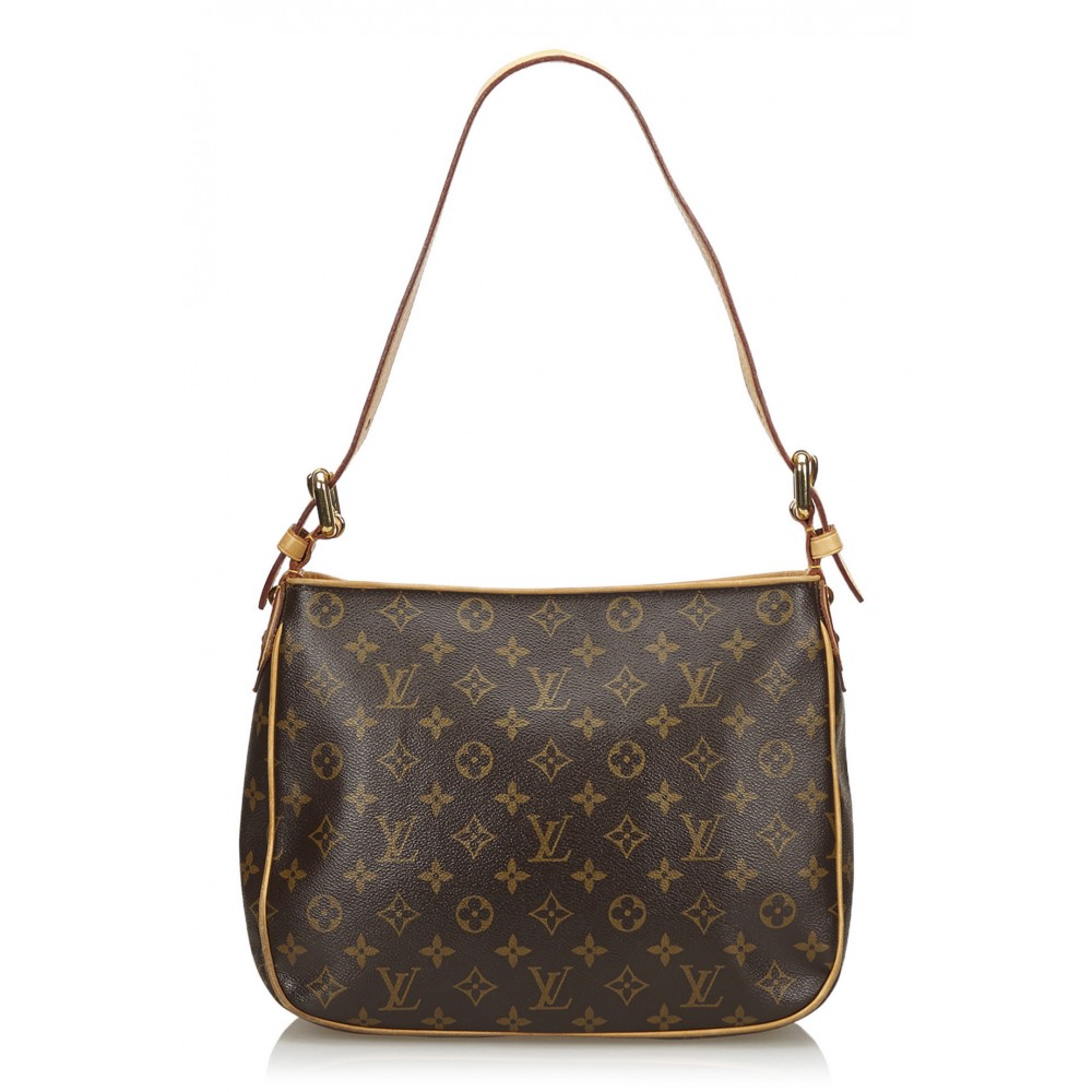Louis Vuitton Vintage - Monogram Hudson GM Bag - Brown - Monogram Canvas and Leather Handbag ...