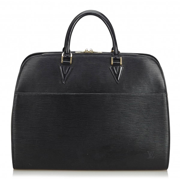 Louis Vuitton Vintage - Epi Sorbonne Bag - Black - Leather and Epi Leather Handbag - Luxury High Quality