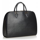 Louis Vuitton Vintage - Epi Sorbonne Bag - Black - Leather and Epi Leather Handbag - Luxury High Quality