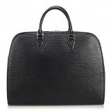 Louis Vuitton Vintage - Epi Sorbonne Bag - Nera - Borsa in Pelle Epi e Pelle - Alta Qualità Luxury