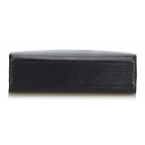 Louis Vuitton Vintage - Epi Sorbonne Bag - Nera - Borsa in Pelle Epi e Pelle - Alta Qualità Luxury