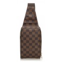 Louis Vuitton Vintage - Damier Ebene Geronimos Bag - Brown - Monogram Canvas and Leather Shoulder Bag - Luxury High Quality