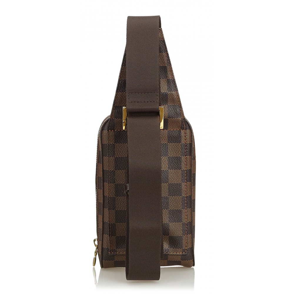 Louis Vuitton Vintage - Damier Ebene Geronimos Bag - Brown - Monogram Canvas and Leather ...