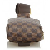 Louis Vuitton Vintage - Damier Ebene Geronimos Bag - Brown - Monogram Canvas and Leather Shoulder Bag - Luxury High Quality