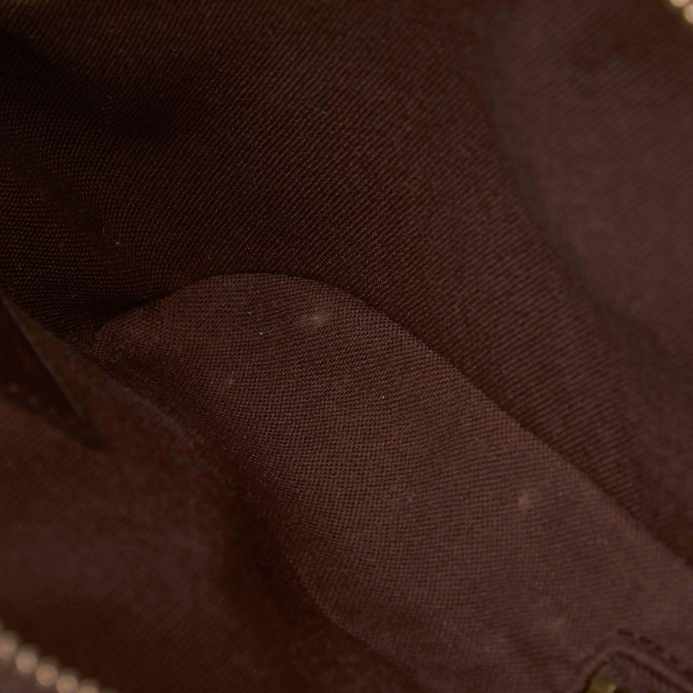 Magnificent Louis Vuitton Geronimos shoulder bag in brown checkerboard  leather, garniture en métal doré ref.536076 - Joli Closet