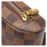 Louis Vuitton Vintage - Damier Ebene Geronimos Bag - Marrone - Borsa a Tracolla in Pelle e Tela Monogramma - Alta Qualità Luxury