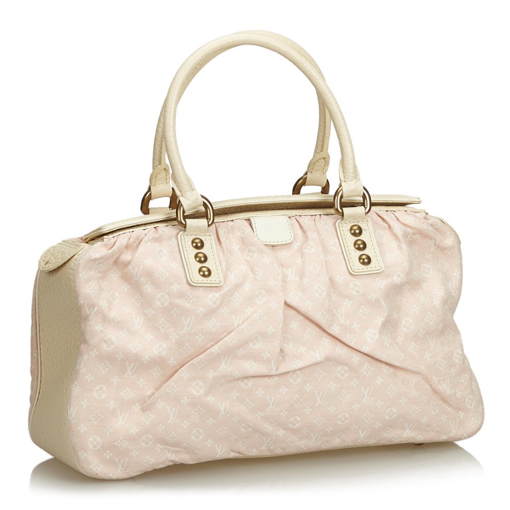 Louis Vuitton Vintage - Mini Lin Trapeze GM Bag - Pink - Fabric