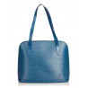 Louis Vuitton Vintage - Epi Lussac Bag - Blue - Leather and Epi Leather Handbag - Luxury High Quality