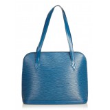 Louis Vuitton Vintage - Epi Lussac Bag - Blue - Leather and Epi Leather Handbag - Luxury High Quality