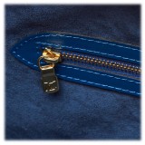 Louis Vuitton Vintage - Epi Lussac Bag - Blu - Borsa in Pelle Epi e Pelle - Alta Qualità Luxury