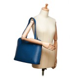 Louis Vuitton Vintage - Epi Lussac Bag - Blu - Borsa in Pelle Epi e Pelle - Alta Qualità Luxury
