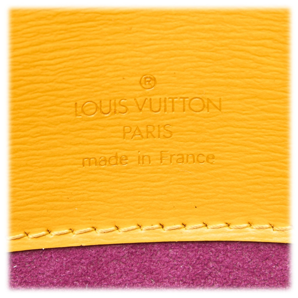 Louis Vuitton Yellow Epi Leather Buci Shoulder Bag at Jill's
