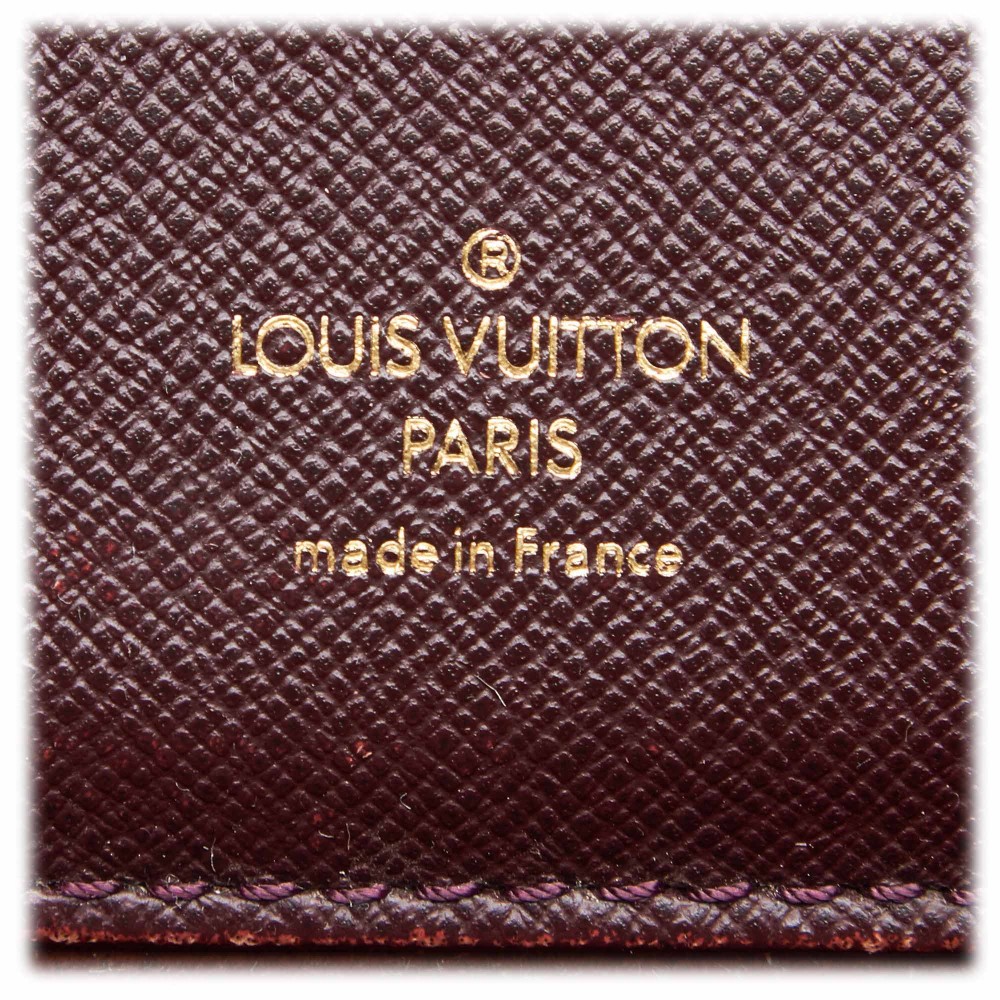 Vintage Louis Vuitton Green Taiga Leather Serviette Kourand
