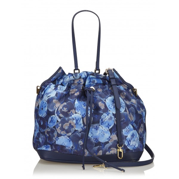 Louis Vuitton 2013 Monogram Ikat Flower Noefull MM - Blue Bucket Bags,  Handbags - LOU529573