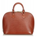 Louis Vuitton Vintage - Epi Alma PM Bag - Brown - Leather and Epi Leather Handbag - Luxury High Quality