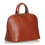 Louis Vuitton Vintage - Epi Alma PM Bag - Brown - Leather and Epi Leather Handbag - Luxury High Quality