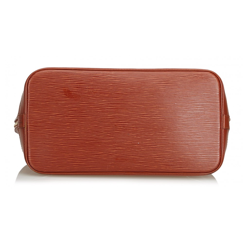 Louis Vuitton Vintage - Epi Alma PM Bag - Brown - Leather and Epi