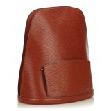 Louis Vuitton Vintage - Epi Gobelins Bag - Marrone - Borsa Zaino in Pelle Epi e Pelle - Alta Qualità Luxury