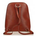 Louis Vuitton Vintage - Epi Gobelins Bag - Marrone - Borsa Zaino in Pelle Epi e Pelle - Alta Qualità Luxury