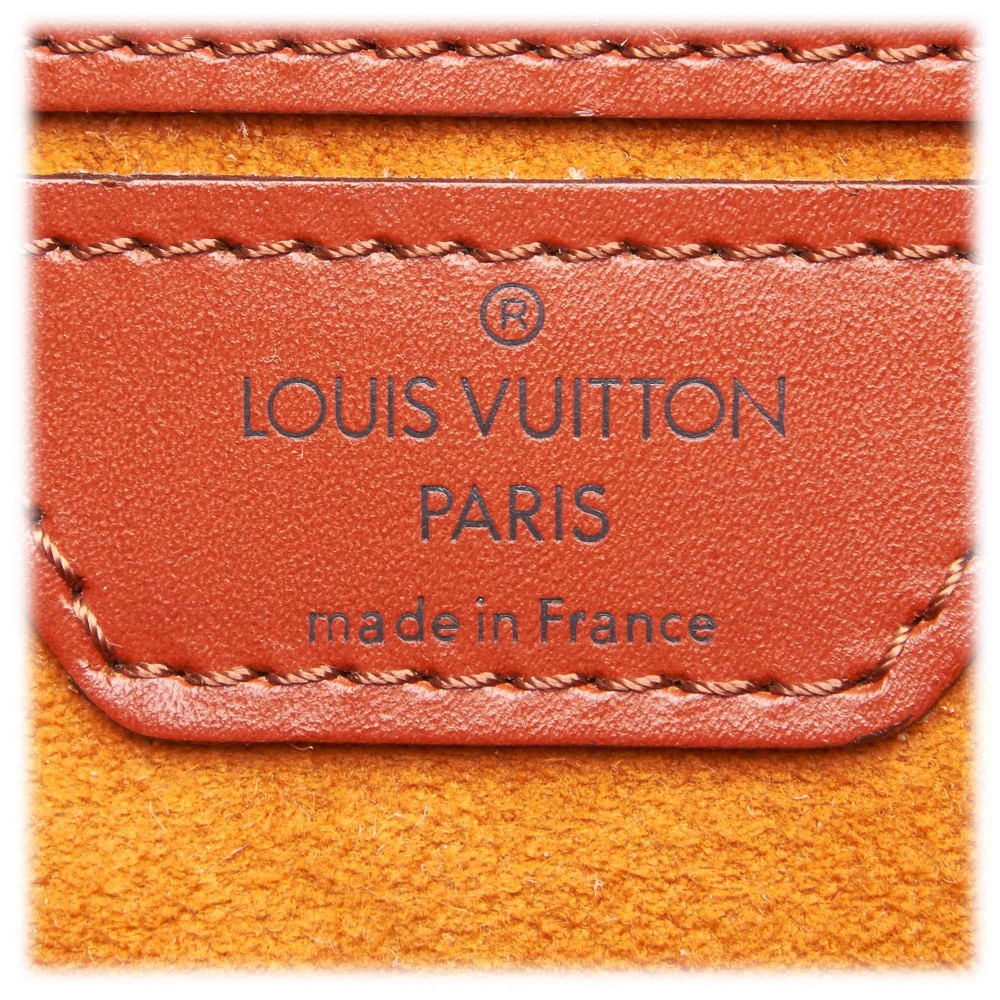 Louis Vuitton Louis Vuitton Gobelins Black Epi Leather Large