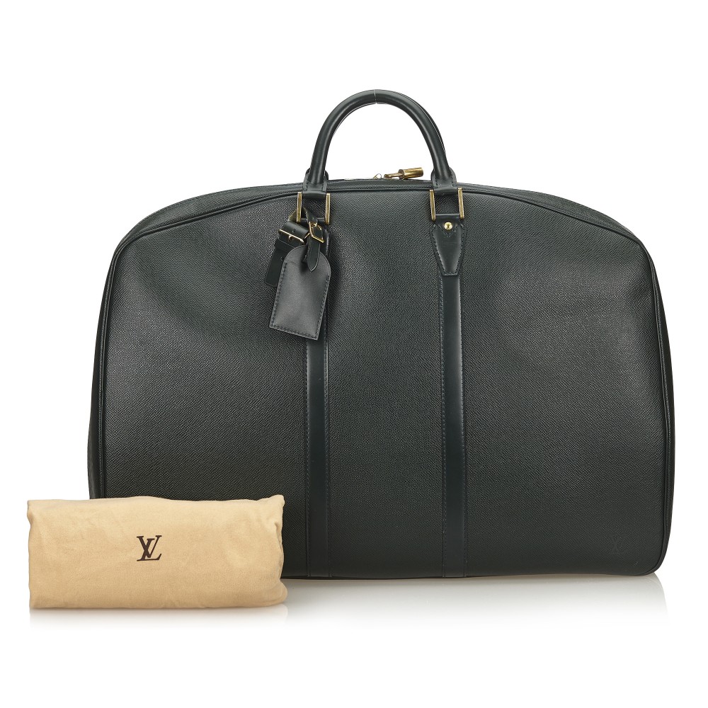 Louis Vuitton Briefcase Backpack Taiga Leather Black