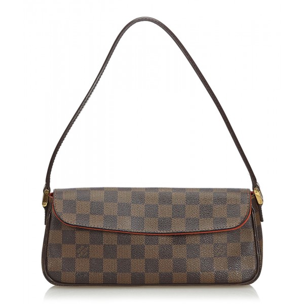 Louis Vuitton Vintage - Damier Ebene Recoleta Bag - Brown - Damier Canvas and Leather Handbag - Luxury High Quality