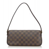 Louis Vuitton Vintage - Damier Ebene Recoleta Bag - Brown - Damier Canvas and Leather Handbag - Luxury High Quality