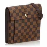 Louis Vuitton Vintage - Damier Ebene Pimlico Bag - Brown - Damier Canvas and Leather Handbag - Luxury High Quality