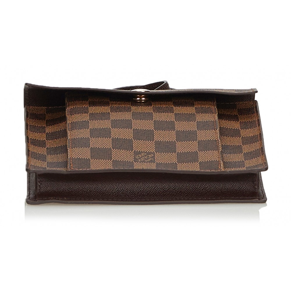 Louis Vuitton Vintage - Damier Ebene Brooklyn MM Bag - Brown - Damier  Canvas and Leather Handbag - Luxury High Quality - Avvenice