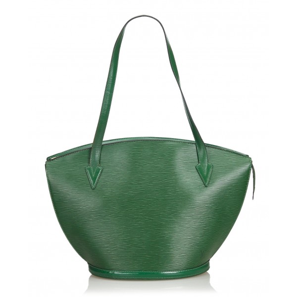 Louis Vuitton Vintage - Epi Saint Jacques Long Strap GM Bag - Verde - Borsa in Pelle Epi e Pelle - Alta Qualità Luxury