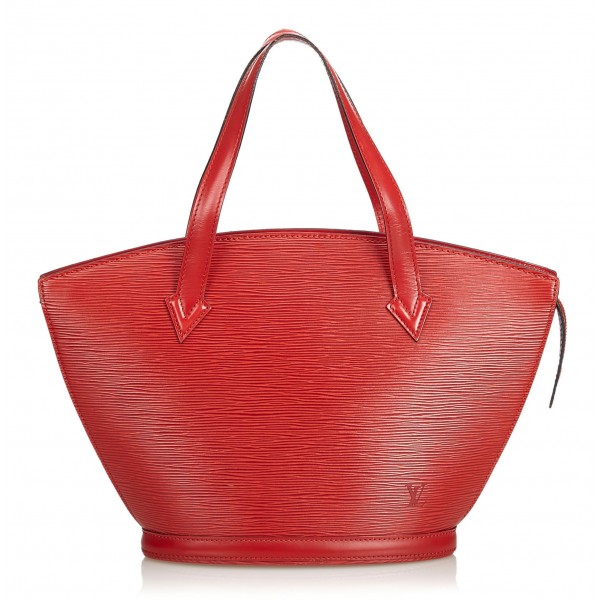 Louis Vuitton Vintage - Epi Saint Jacques Short Strap GM Bag - Rosso - Borsa in Pelle Epi e Pelle - Alta Qualità Luxury