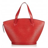 Louis Vuitton Vintage - Epi Saint Jacques Short Strap GM Bag - Rosso - Borsa in Pelle Epi e Pelle - Alta Qualità Luxury