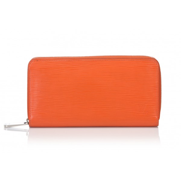 Louis Vuitton Vintage - Epi Zippy Wallet - Arancione - Portafoglio in Pelle Epi e Pelle - Alta Qualità Luxury