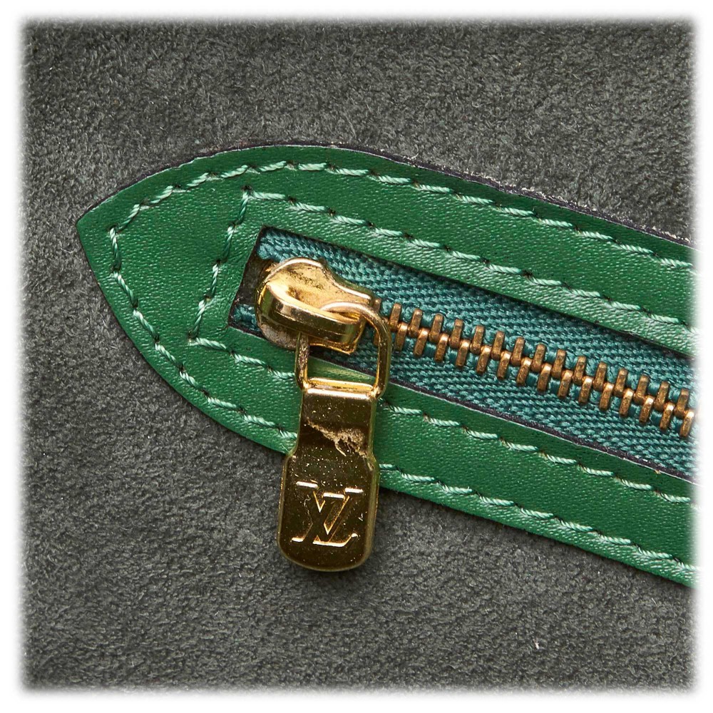 Louis Vuitton Vintage - Epi Saint Jacques Long Strap GM Bag - Green - Leather and Epi Leather ...