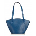 Louis Vuitton Vintage - Epi Saint Jacques PM Bag - Blu - Borsa in Pelle Epi e Pelle - Alta Qualità Luxury