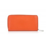 Louis Vuitton Vintage - Epi Zippy Wallet - Arancione - Portafoglio in Pelle Epi e Pelle - Alta Qualità Luxury