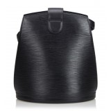 Louis Vuitton Vintage - Epi Cluny Bag - Nera - Borsa in Pelle Epi e Pelle - Alta Qualità Luxury