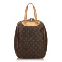 Louis Vuitton Vintage - Monogram Excursion Bag - Marrone - Borsa in Pelle e Tela Monogramma - Alta Qualità Luxury