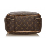 Louis Vuitton Vintage - Monogram Excursion Bag - Marrone - Borsa in Pelle e Tela Monogramma - Alta Qualità Luxury