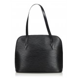 Louis Vuitton Vintage - Epi Lussac Bag - Black - Leather and Epi Leather Handbag - Luxury High Quality