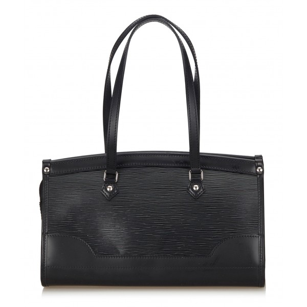 Louis Vuitton Vintage - Epi Madeleine PM Bag - Nera - Borsa in Pelle Epi e Pelle - Alta Qualità Luxury