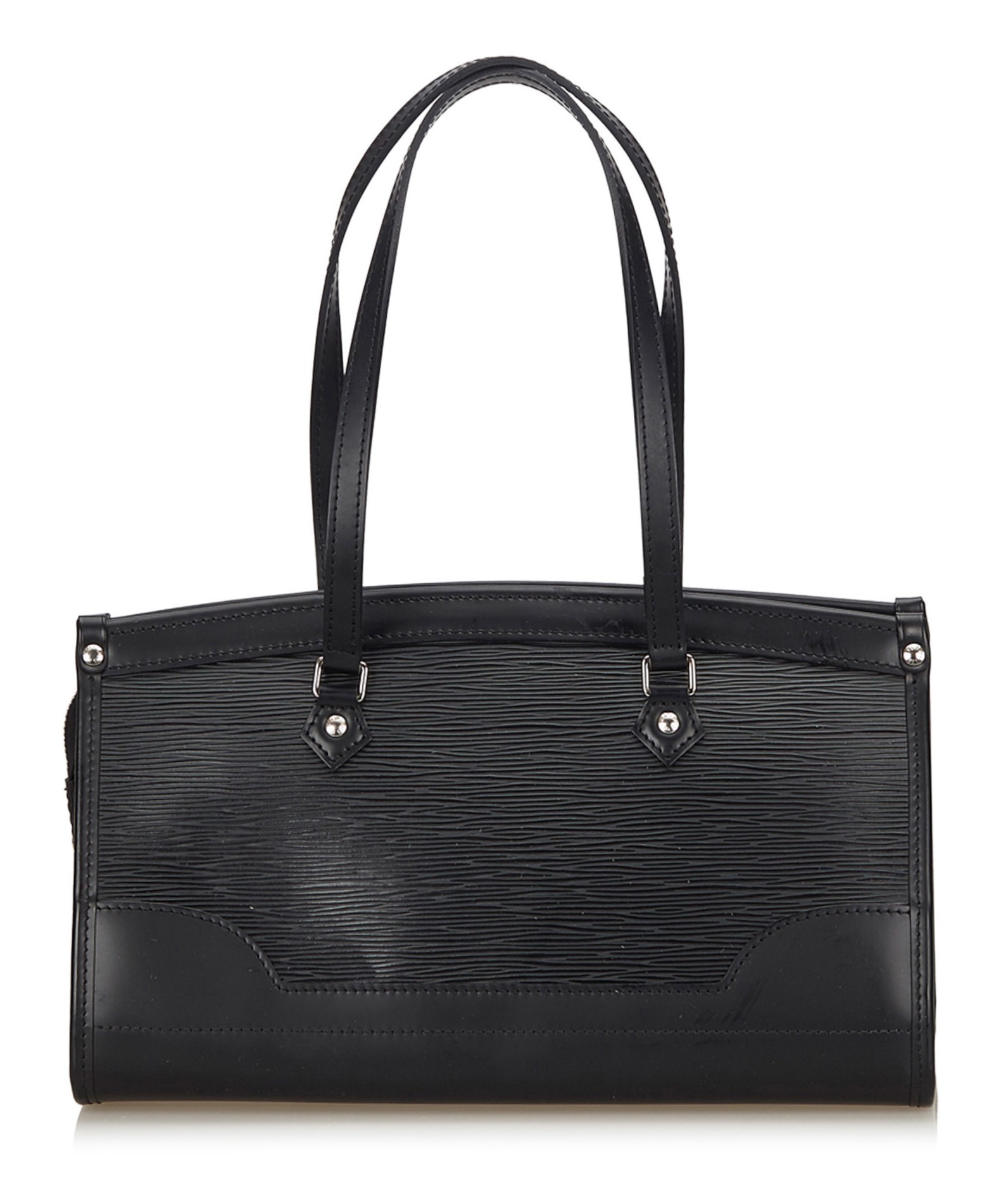 LOUIS VUITTON Black Epi Leather Randonnee PM Bag - The Purse Ladies